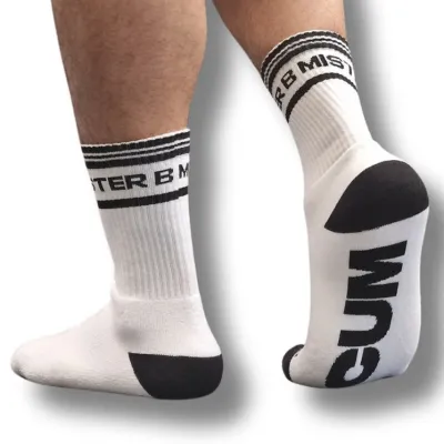 Mr B - Mister B Chaussettes Mister B CUM DUMP Blanches