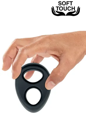 Ballstretcher en silicone DUO 6.5cm