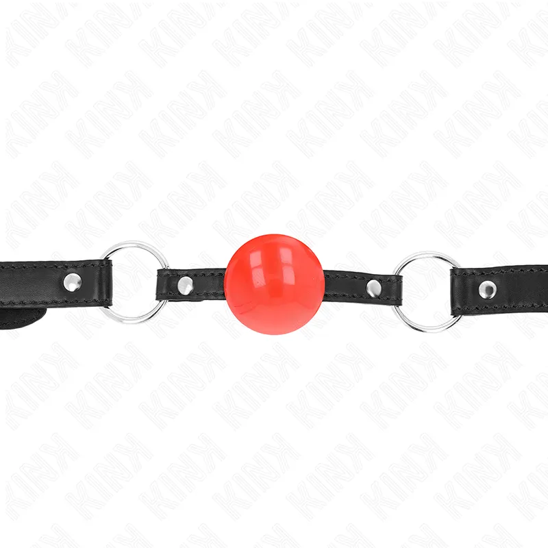 Balle gag TPE rouge 4 cm Kink - Kink