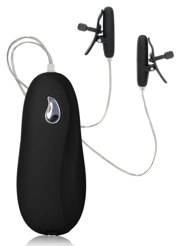 Pince-Tétons vibrantes NIPPLE TEASERS Noires