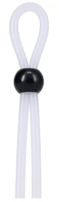 Anneau pénien ajustable LASSO SINGLE Blanc
