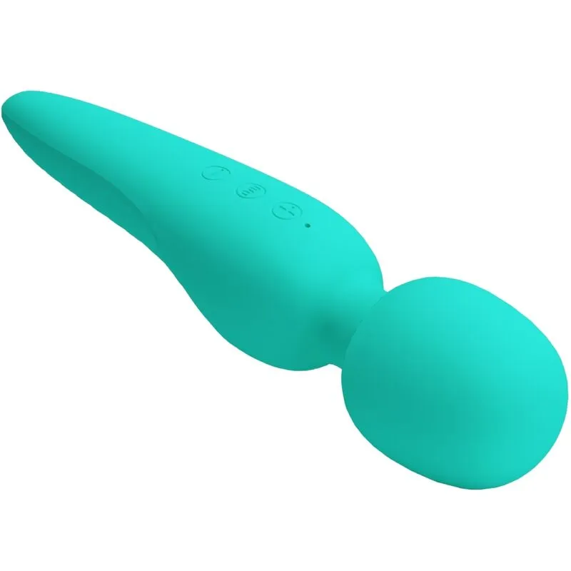 Masseur Vibrant Meredith Vert Aqua - Pretty Love