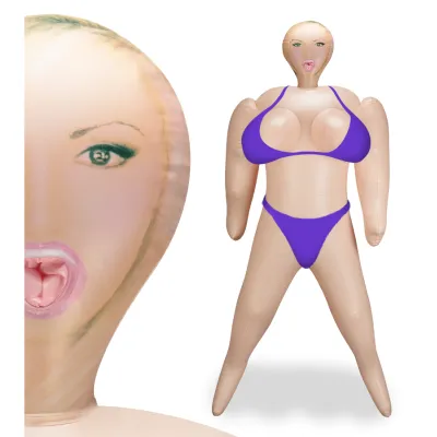Poupée gonflable curvy vagin et bouche Sylvia
