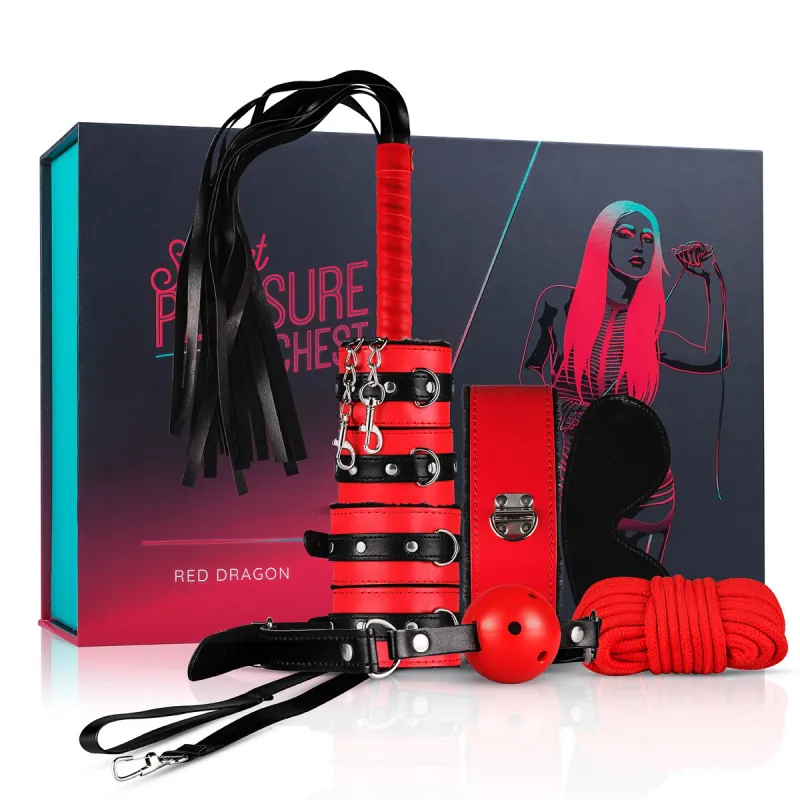 Coffret BDSM Red Dragon - 8 pièces
