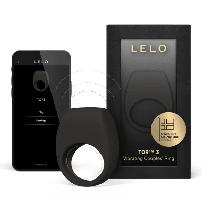 TOR 3 cockring vibrant de Lelo - 46,7 × 22,2 × 60 mm Noir