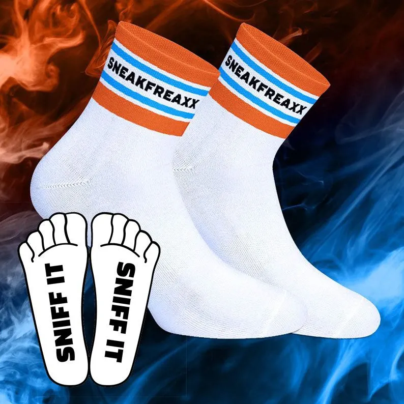 Chaussettes basses SNIFF IT SHORT Blanches