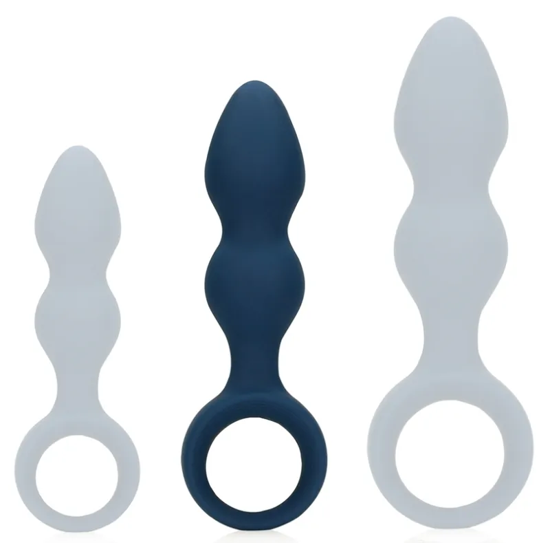 Plug TEARDROP BALTIC M 10.5 x 3.5cm Bleu