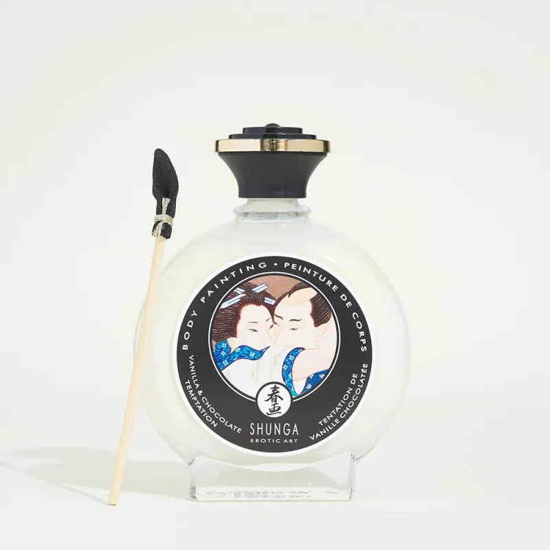 Peinture pour le corps au chocolat blanc Shunga -