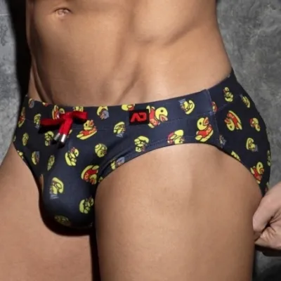 AD Fetish Slip de bain DUCKIES SWIM Noir