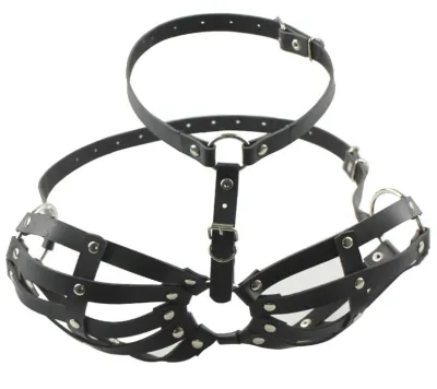 Soutien-gorge Simili LANYA Noir