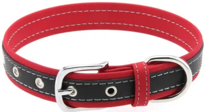 Collier Bicolore Simili CONTRASTED Rouge