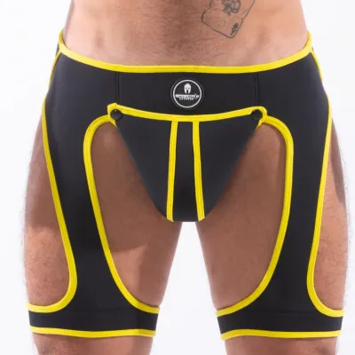 Backless SNAX Noir-Jaune