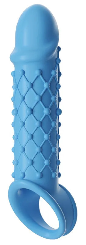 Gaine de pénis FLIDICK 13 x 3.5 cm Bleue