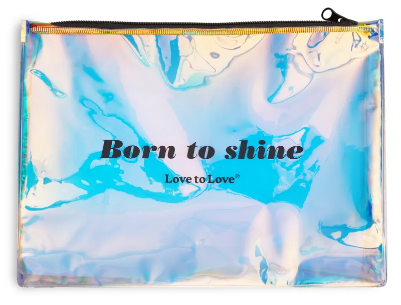 Pochette de rangement pour sextoys BORN TO SHINE Zip noir