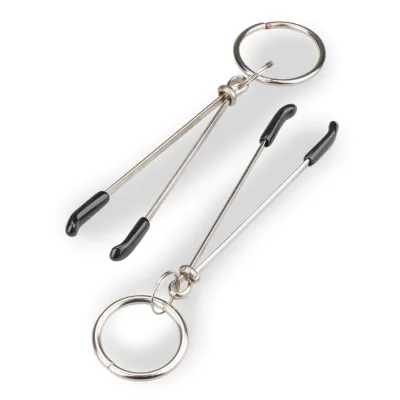 Pinces à tétons avec anneaux pour accessoires