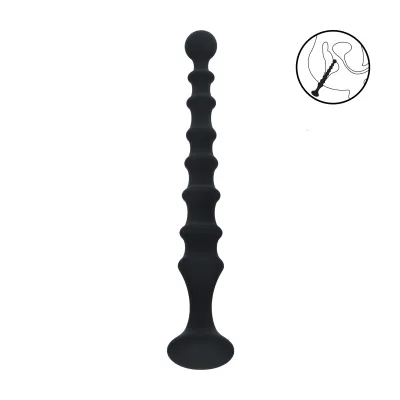 Chaine Anale Ribbed Silicone