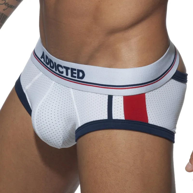 Bottomless OPEN SPORT MESH Blanc