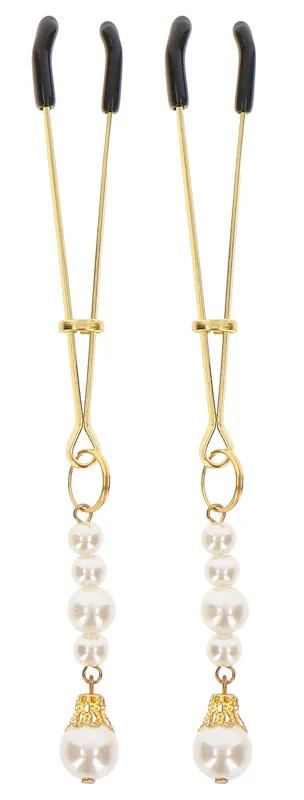 Pince-Tétons TWEEZERS PEARLS Taboom Dorées