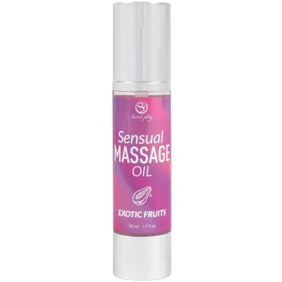 Huile de Massage Érotique Fruits Exotiques 50ml - SecretPlay