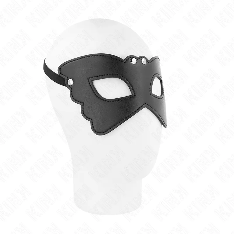 Masque papillon en cuirette 20 x 9 cm - Kink
