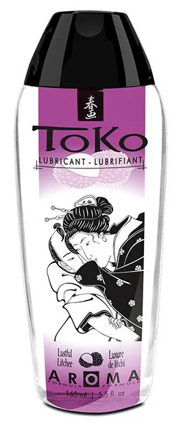 Lubrifiant aromatisé Shunga TOKO Luxure de Litchi 165mL
