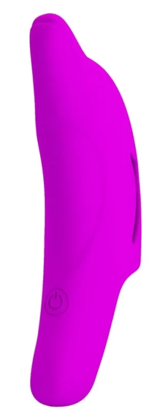 Gaine de Doigt Vibrante DELPHINI Pretty Love 7 x 3cm Fuchsia