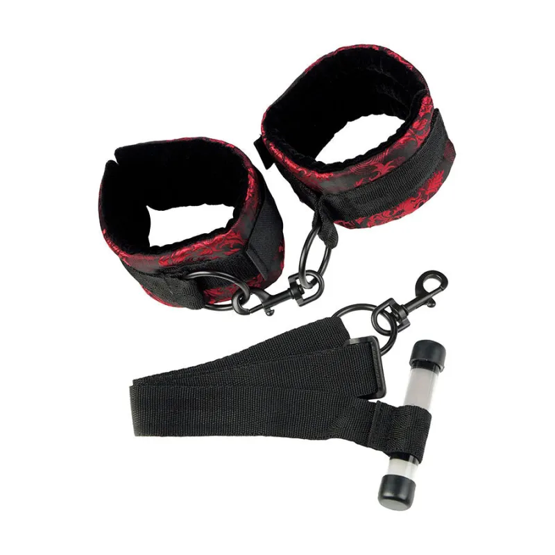 Menottes de Porte Scandal Over the Door Rouge et Noir - CalExotics