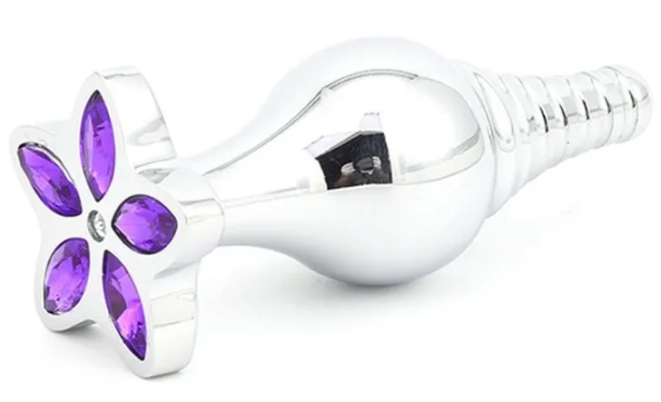Plug anal avec bijou MAPLE DIAMOND 6.5 x 2.8 cm