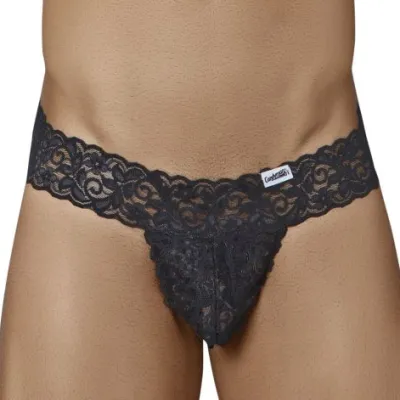 CandyMan String Dentelle TLAZOL Noir