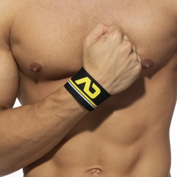 Bracelet AD Noir-Jaune