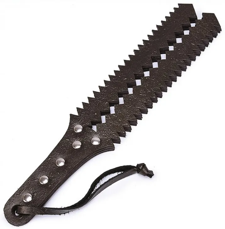 Paddle simili 6 lanières SAWTOOTH 35cm