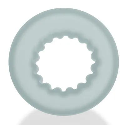 Anneau pénien avec Intérieur strié AXIS Oxballs 25 mm Transparent