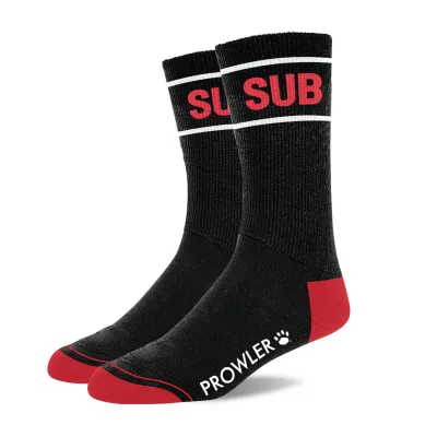 Prowler RED Paire de chaussettes SUB Noires