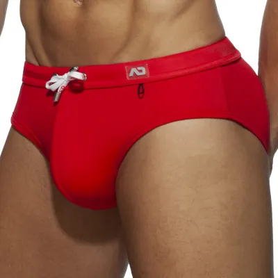 Slip de bain RACING SIDE Rouge