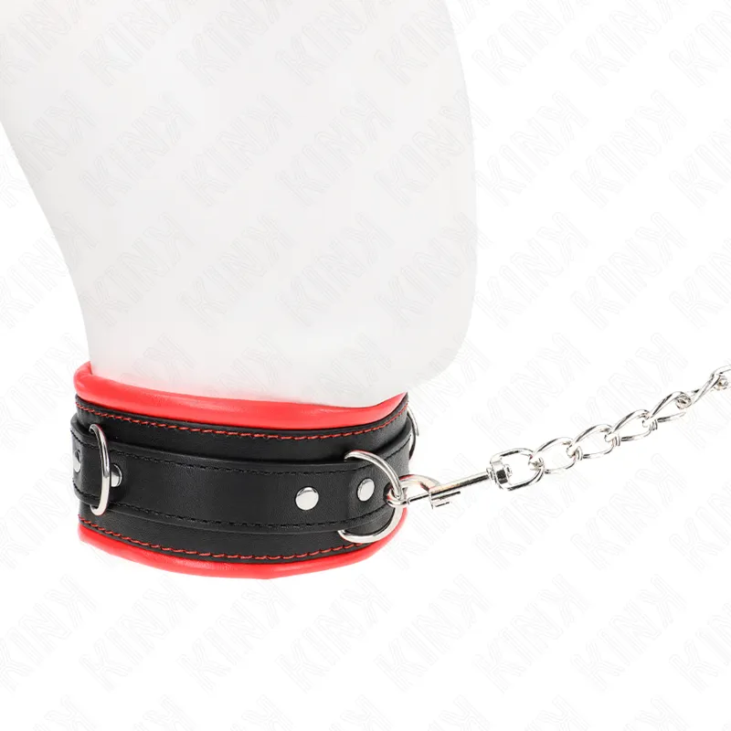 Collier BDSM Lourd avec Ceinture 65cm Modèle 3 Réglable - KINK