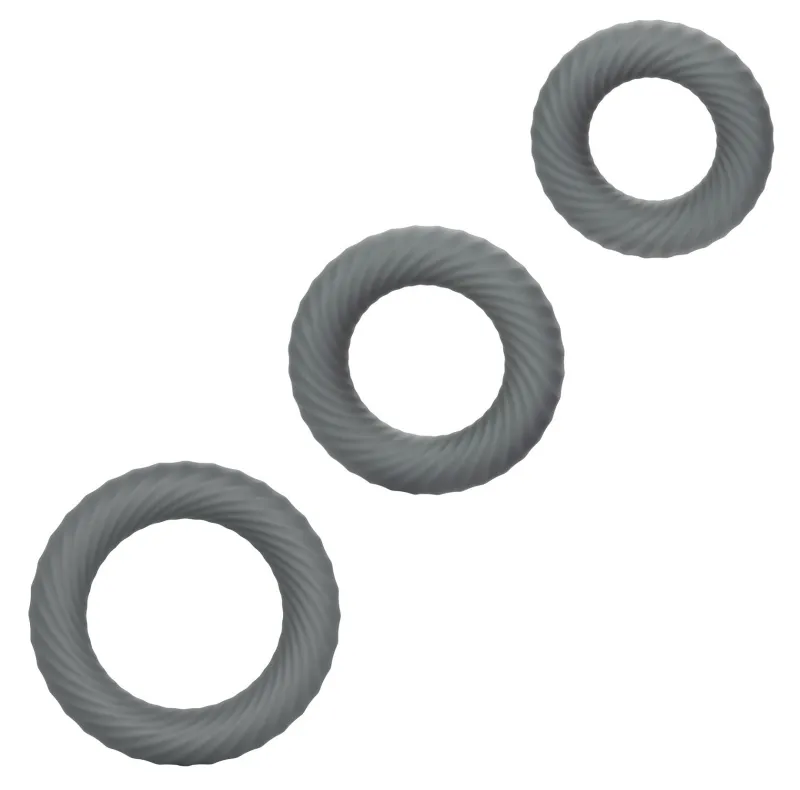 Lot de 3 Cockrings LINK UP Gris