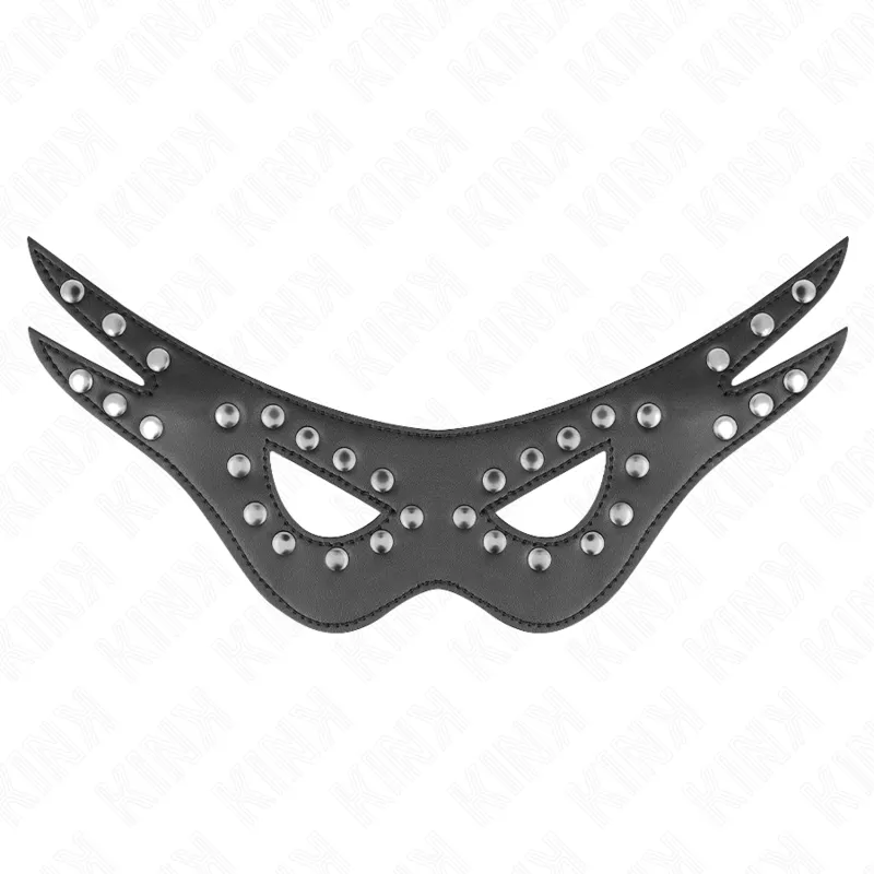 Masque sexy en cuirette modèle 1 27x13 cm - Kink