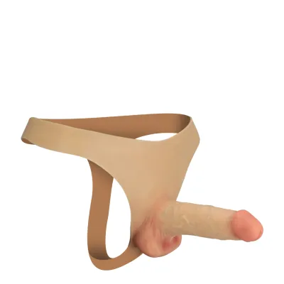 Gode ceinture seconde peau coupe string 15,0cm Clement