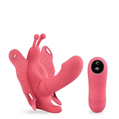Culotte vibrante papillon silicone gode 30 modes