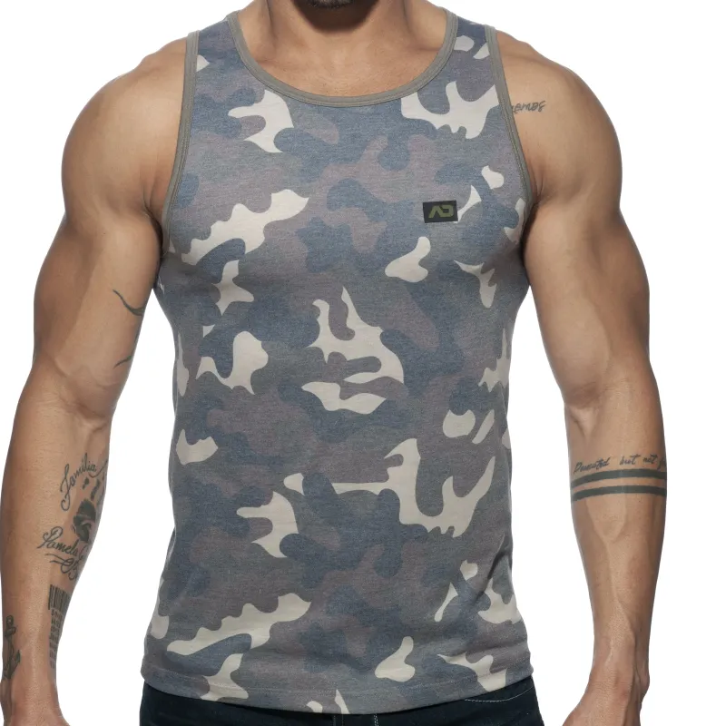 Addicted Débardeur WASHED CAMO Camouflage