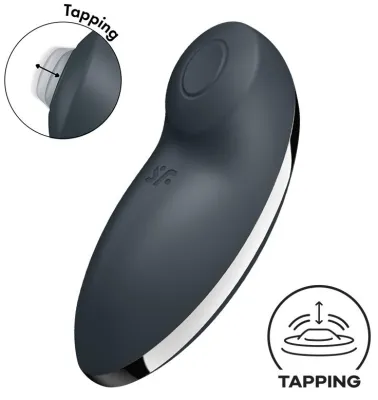 Stimulateur de Clitoris TAP & CLIMAX 2 Gris Anthracite