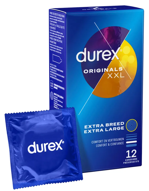 Durex Préservatifs DUREX ORIGINALS XXL 60mm x12