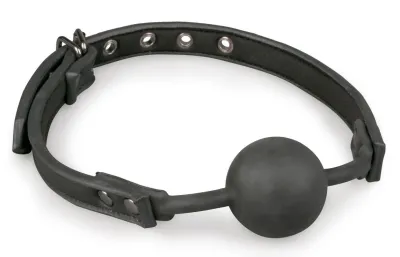 Baillon Boule FLEXI en Silicone Noir