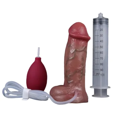 Gode Éjaculateur Réaliste SKINNIER UGO 12.5 x 4.5cm Marron