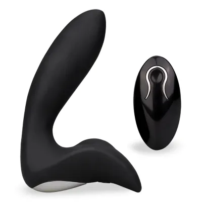 Vibromasseur anal Stimulateur de prostate télécommandé 12 modes - Noir
