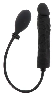 Gode gonflable en silicone INFLAT DONG ADVANCED 18 x 3.5 cm Noir