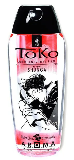 Shunga Lubrifiant aromatisé TOKO Cerise ardente 165mL
