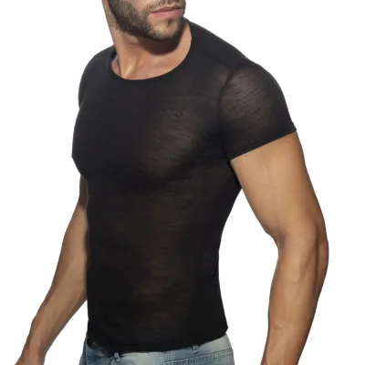 Addicted T-shirt THIN FLAME Noir