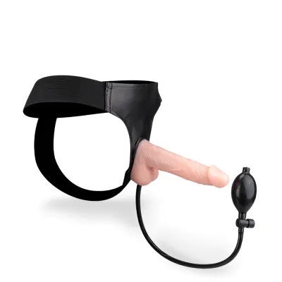 Gode ceinture gonflable à pompe