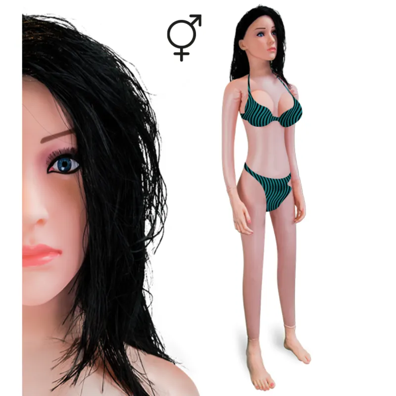 Poupée gonflable tran seins vagin pénis anus Andréa